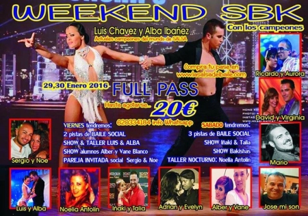 WEEKEND SBK only 20€ with the salsa world champions