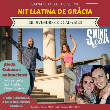 NIT LLATINA DE GRÀCIA - Salsa & Bachata Session
