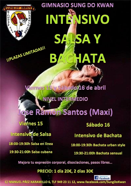 Salsa and Bachata intensive with Maxi