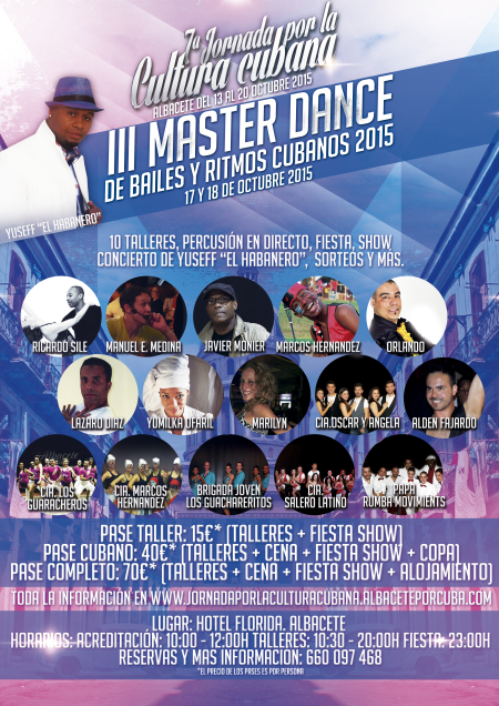 III MasterDance de Bailes y Ritmos Cubanos. Albacete 2015