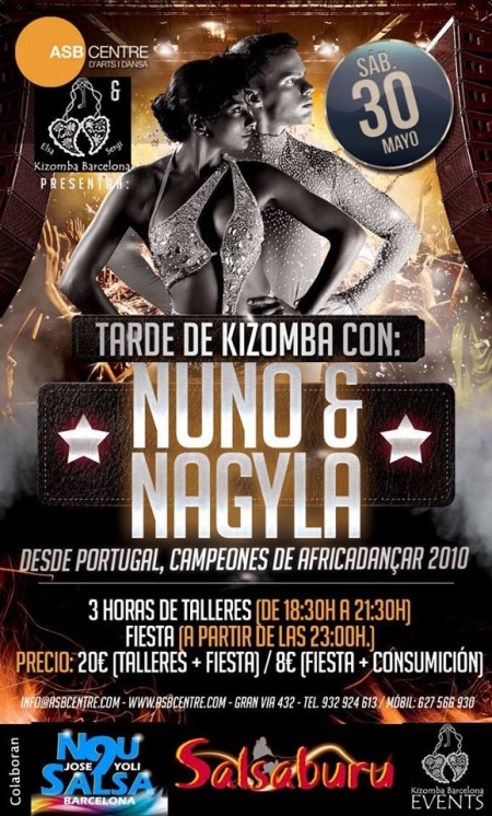 NUNO & NAGYLA - Kizomba VIP Party Barcelona