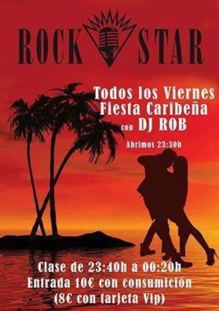 Caribbean Party with DJ. Rob in Rockstar Bilbao