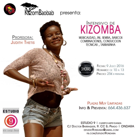  3h Kizomba Intensive, Estudio 9 | Ondara