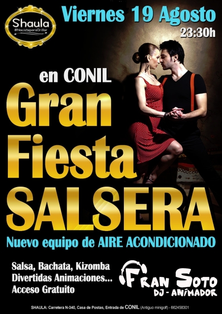 Salsa party at Conil