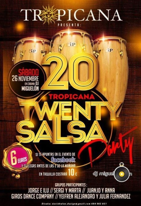 Tropicana Twenty Salsa Party