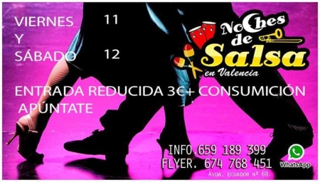 11 y 12 NOV Noches De Salsa