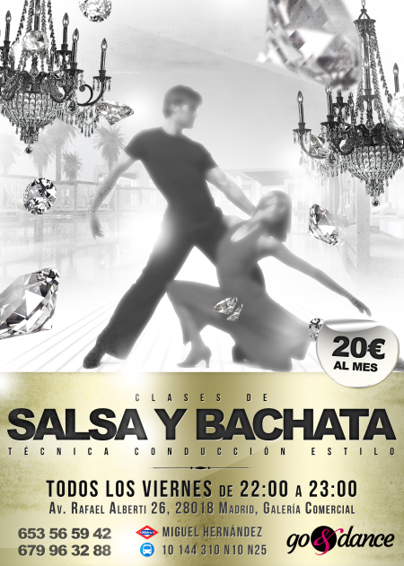 Salsa and Bachata classes in Vallecas