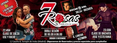 Saturdays at 7 Rosas Salsa