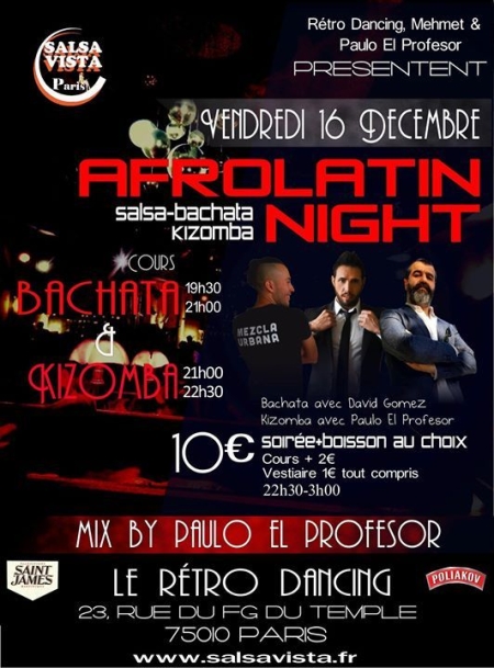 Afro Latin Night Salsa/Bachata/Kizomba