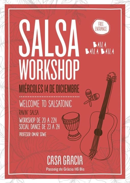 Salsa Workshop (Free entrance) Welcome to Salsatonic