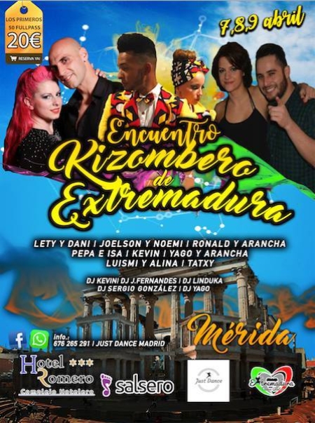 Meeting Kizombero of Extremadura 2017 (1st Edition)