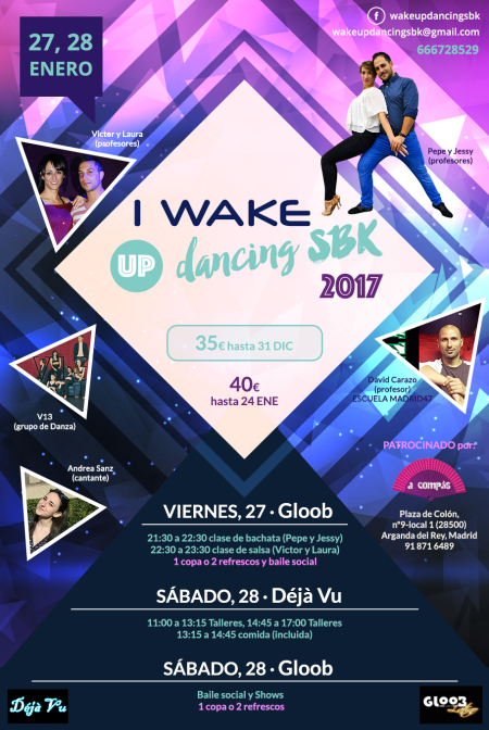 I Wake Up Dancing SBK 2017 (1ª Edición)