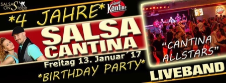 Salsa Cantina "Birthday Party" mit Liveband "Cantina Allstars"