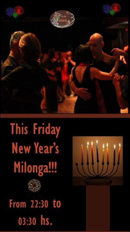 This Friday ~ New Year's Milonga at Bikurei Haitim