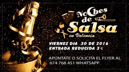 Noches De Salsa Friday 30 reduced entrance 3 €