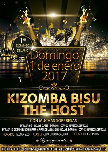 Año Nuevo en The Host Kizomba Bisú