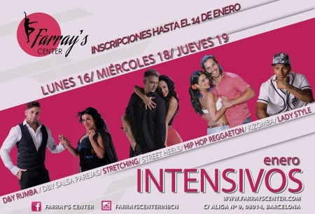 Intensives of January in Farray's Center ¡Sign In!