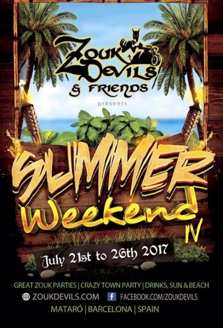 Zoukdevils & Friends Summer Weekend 2017 (4ª Edición)