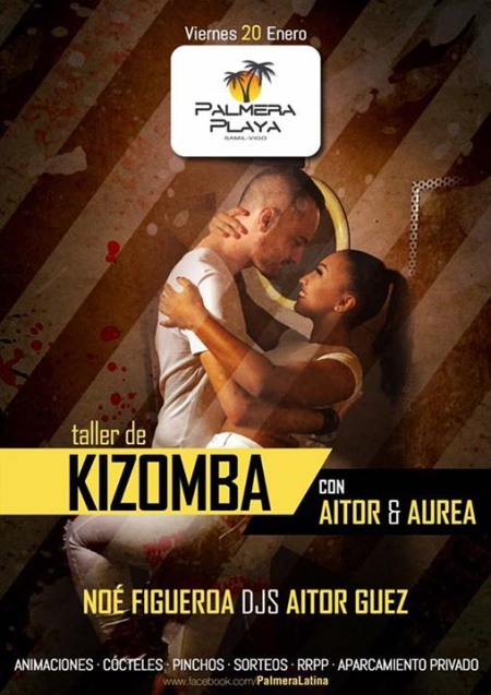 Kizomba workshop with Aitor & Aurea in Palmera Playa