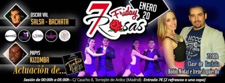Friday 20th january in 7 ROSAS Salsa