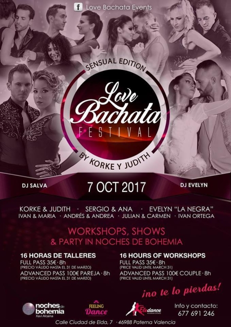 Love Bachata Festival 2017, Korke & Judith Sensual Edition