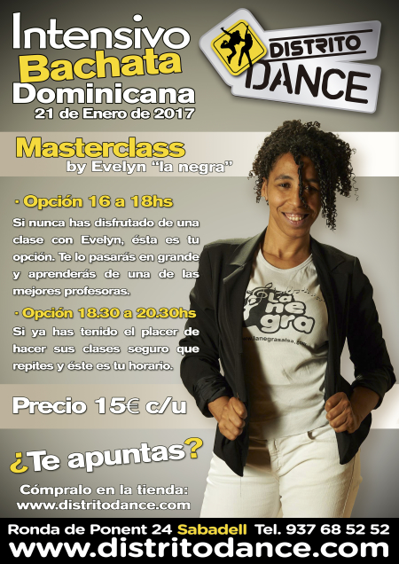 Bachata Dominicana workshop with Evelyn "la negra"