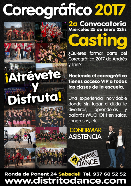 Casting Coreográfico Distrito Dance!