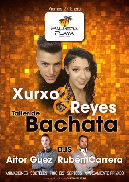 Taller de Bachata con Xurxo & Reyes en Palmera Playa