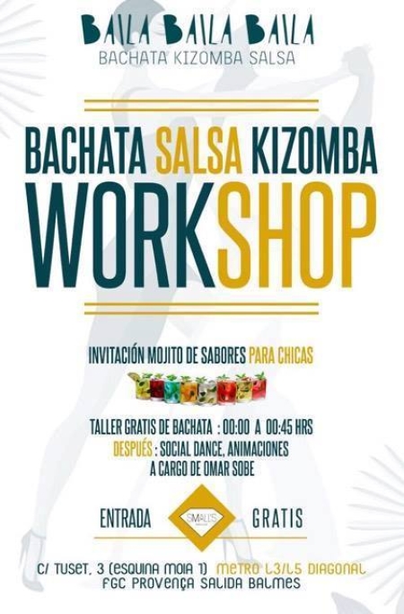 Friday Bachata Workshop in Barcelona