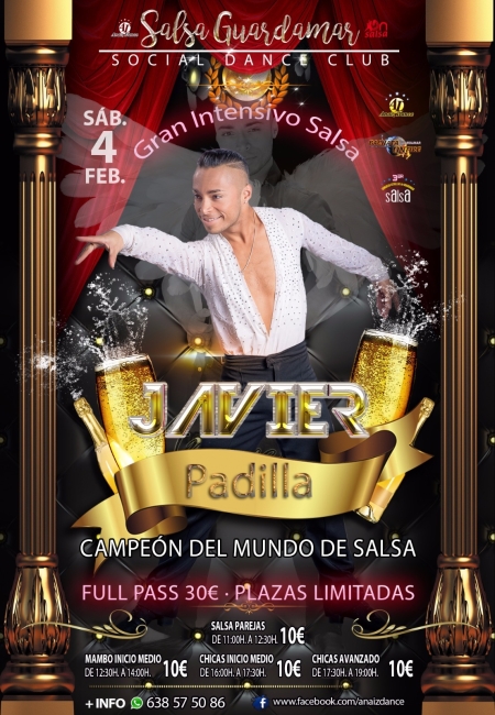 Gran Intensivo de Salsa con Javier Padilla (campeón del mundo)