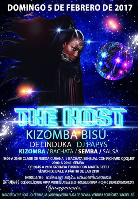 The Host Kizomba Bisú - Domingo 5 de febrero de 2017