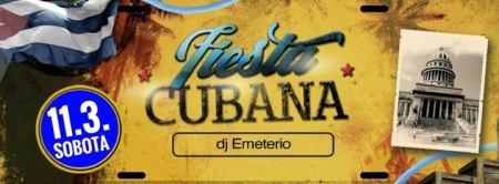Cuban party with DJ Emeterio March 11