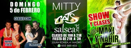 Domingo 5 Feb, Mitty Cats Salsea