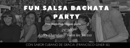 Fun Salsa Bachata Party in Barcelona!! (Clase gratis para principiantes)