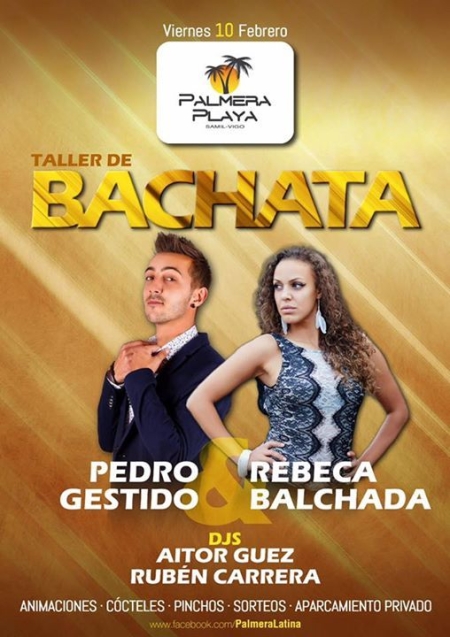 Taller de Bachata con Pedro & Rebeca en Palmera Playa
