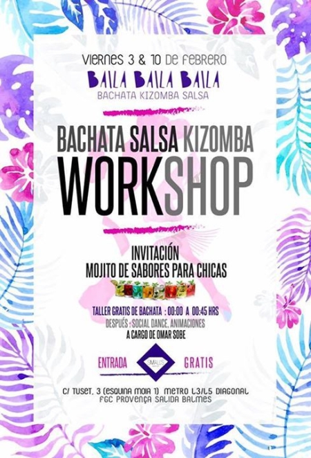 Viernes Workshop Bachata in Barcelona