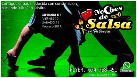 Noches de Salsa, reduced entrance
