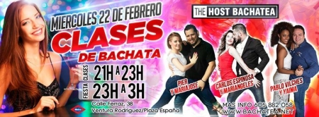 Wednesday 22/02 Bachatea The Host