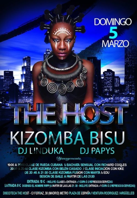The Host Kizomba Bisú - Domingo 5 de marzo de 2017