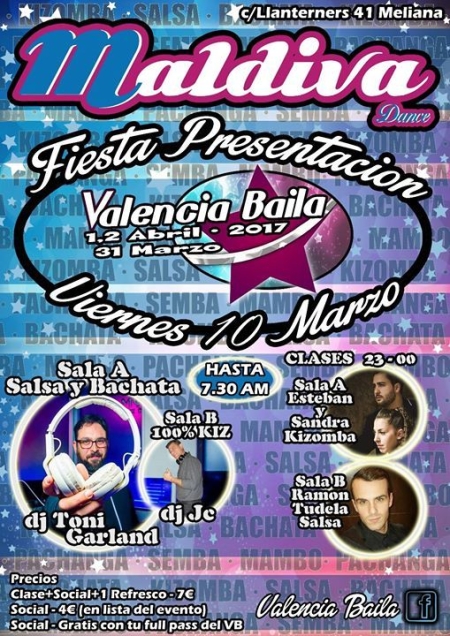 Fiesta presentación del Valencia BAILA 2017