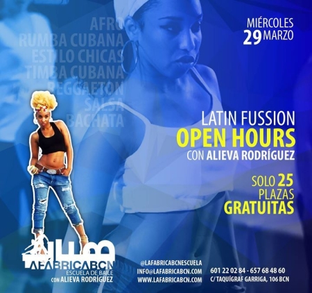 LatinFussion Open Hours | Miércoles 29 marzo