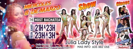 Wednesday 08/03 The Host Bachatea