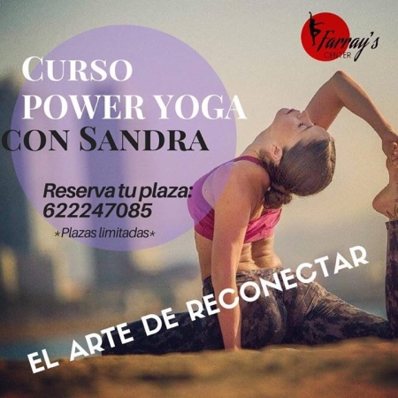Try a clas of "Power YOGA" with Sandra in Farray's Center