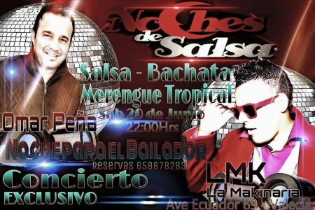 Concert and classes at salsa nights