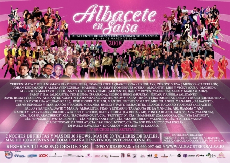 Albacete en Salsa 2018 - Encuentro Internacional de Salsa y Ritmos Latinos (9ª Edición)