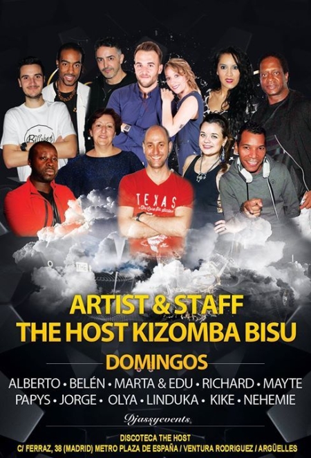 ★The Host of Kizomba Bisú★ Sunday 26th of march 2017