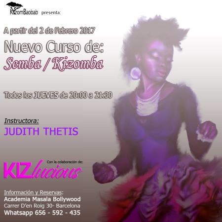 Jueves - Curso Kizomba/Semba en Barcelona - Escuela KizomBaobab