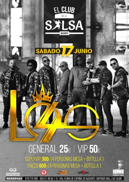 LOS 4 Concert in Alicante - 17th June 2017
