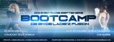 Bootcamp Ladie'Z Fusion (Intensive 3 hours)