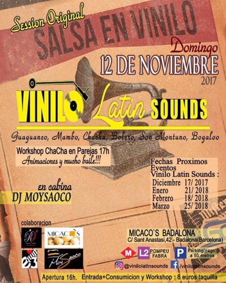 Vinilo Latín Sounds Salsa Event